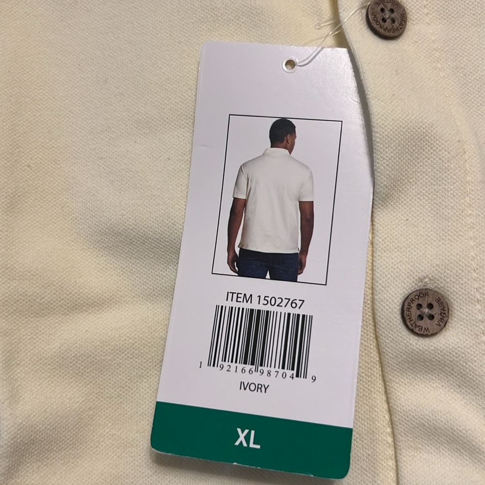 NWT Weatherproof Yellow Casual Button Down Shirt - Picture 3 of 6